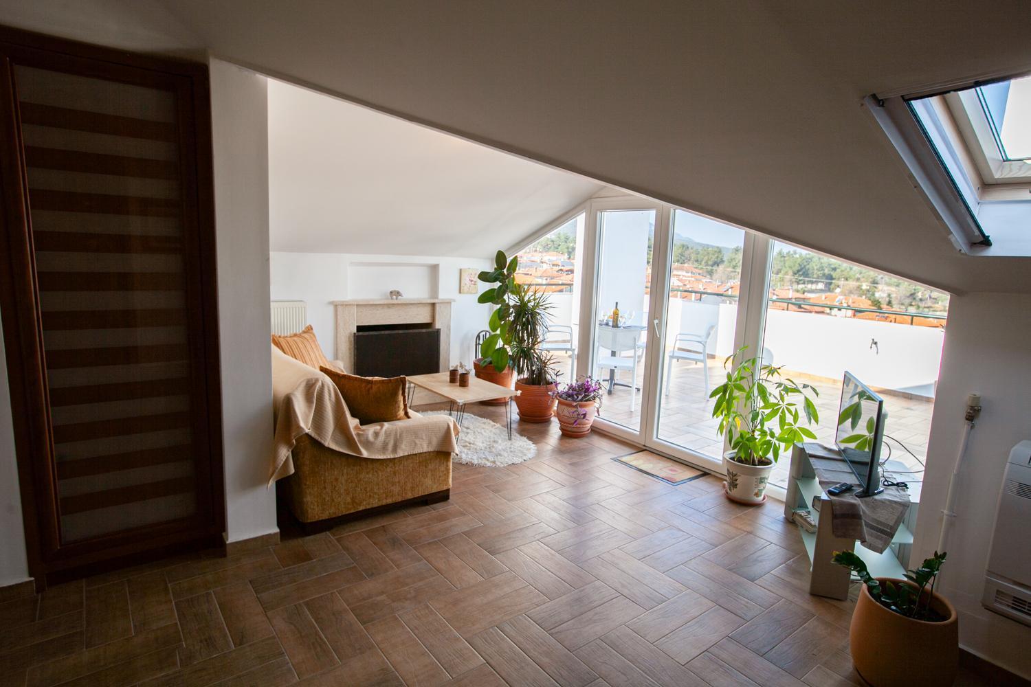 Rodon Apartment With Great View, Sauna And Jacuzzi Litóchoron Dış mekan fotoğraf