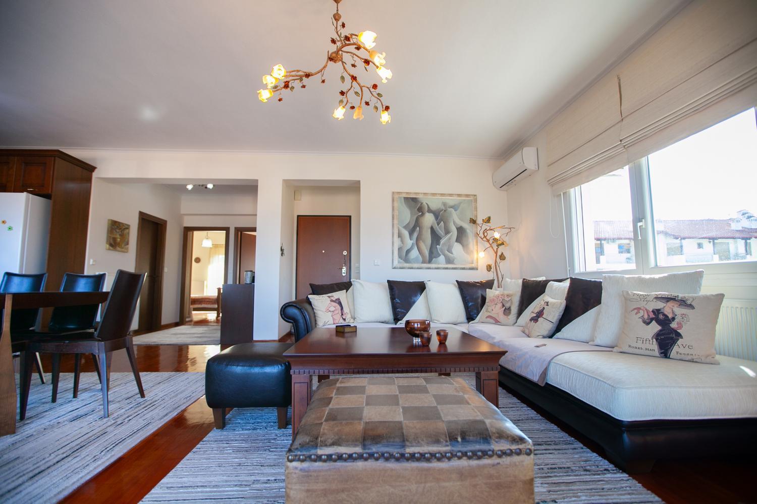 Rodon Apartment With Great View, Sauna And Jacuzzi Litóchoron Dış mekan fotoğraf